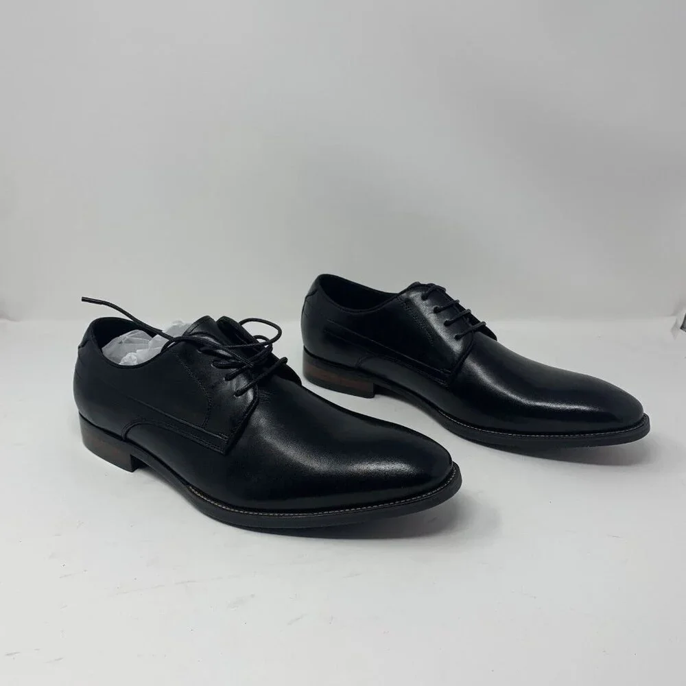 Vintage Foundry Co Elias VF1187 Dress Shoes Men's 9 Black Leather Oxfords S0669
